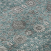 Piper Looms Mayfield Floral AMF1155 Teal Machine Washable Area Rug Swatch Image