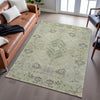 Piper Looms Mayfield Floral AMF1156 Aloe Machine Washable Area Rug Lifestyle Image Feature