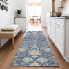 Piper Looms Mayfield Floral AMF1156 Blue Machine Washable Area Rug Runner Lifestyle Image Feature