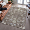 Piper Looms Mayfield Floral AMF1156 Brown Machine Washable Area Rug Lifestyle Image Feature