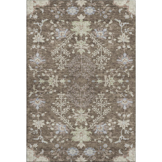 Piper Looms Mayfield Floral AMF1156 Brown Machine Washable Area Rug main image
