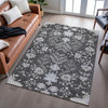 Piper Looms Mayfield Floral AMF1156 Charcoal Machine Washable Area Rug Lifestyle Image Feature
