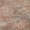 Piper Looms Mayfield Floral AMF1156 Coral Machine Washable Area Rug Swatch Image