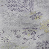 Piper Looms Mayfield Floral AMF1156 Lavender Machine Washable Area Rug Swatch Image