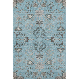 Piper Looms Mayfield Floral AMF1156 Sky Machine Washable Area Rug main image