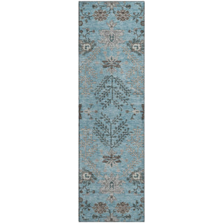 Piper Looms Mayfield Floral AMF1156 Sky Machine Washable Area Rug Runner Main Image