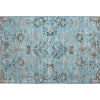 Piper Looms Mayfield Floral AMF1156 Sky Machine Washable Area Rug Scatter Main Image