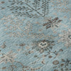 Piper Looms Mayfield Floral AMF1156 Sky Machine Washable Area Rug Swatch Image