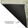 Piper Looms Mayfield Abstract AMF1158 Aloe Machine Washable Area Rug Backing Image