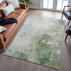 Piper Looms Mayfield Abstract AMF1158 Aloe Machine Washable Area Rug Lifestyle Image Feature