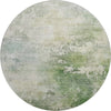 Piper Looms Mayfield Abstract AMF1158 Aloe Machine Washable Area Rug Round Main Image
