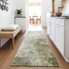 Piper Looms Mayfield Abstract AMF1158 Wheat Machine Washable Area Rug Runner Lifestyle Image Feature