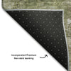 Piper Looms Mayfield Abstract AMF1159 Brown Machine Washable Area Rug Backing Image