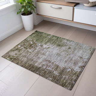 Piper Looms Mayfield Abstract AMF1159 Brown Machine Washable Area Rug Scatter Lifestyle Image Feature