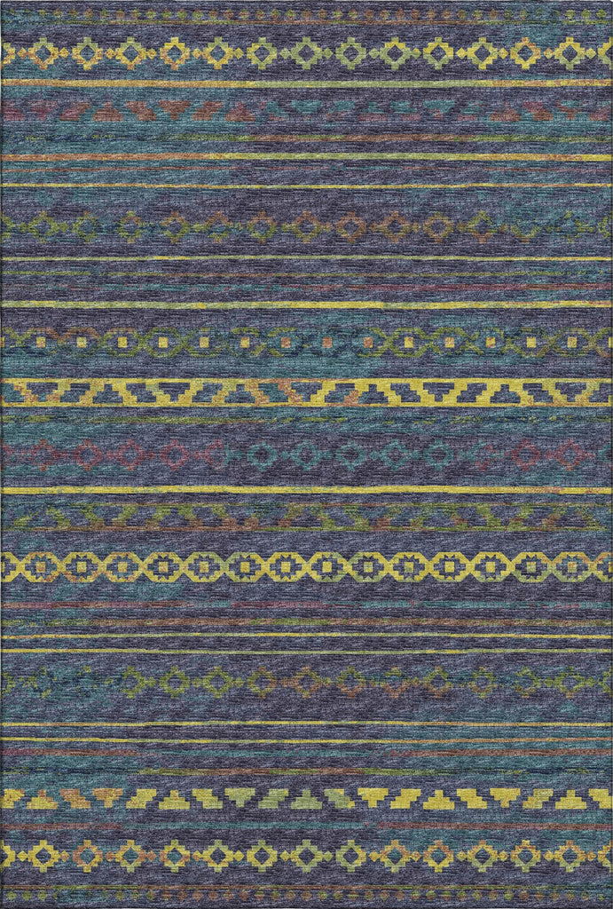 Piper Looms Mayfield Tribal Diamond AMF116 Multi Machine Washable Area Rug main image