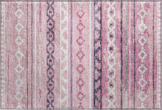 Piper Looms Mayfield Tribal Diamond AMF116 Pink Machine Washable Area Rug Scatter Main Image