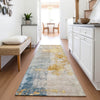 Piper Looms Mayfield Abstract AMF1160 Linen Machine Washable Area Rug Runner Lifestyle Image Feature