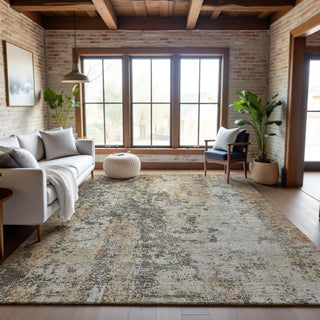 Piper Looms Mayfield Modern AMF1161 Terracotta Machine Washable Area Rug Lifestyle Image Feature