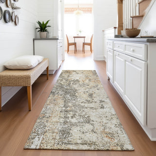 Piper Looms Mayfield Modern AMF1161 Terracotta Machine Washable Area Rug Runner Lifestyle Image Feature