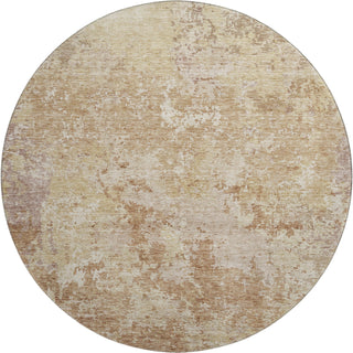 Piper Looms Mayfield Modern AMF1162 Copper Machine Washable Area Rug Round Main Image