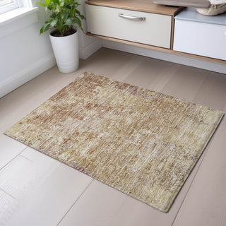 Piper Looms Mayfield Modern AMF1162 Copper Machine Washable Area Rug Scatter Lifestyle Image Feature