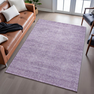 Piper Looms Mayfield Modern AMF1163 Lavender Machine Washable Area Rug Lifestyle Image Feature