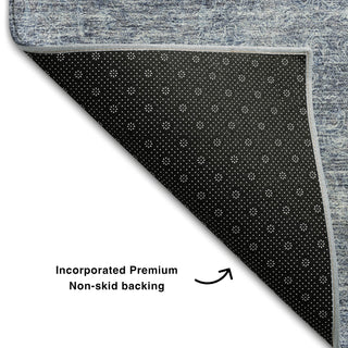 Piper Looms Mayfield Modern AMF1163 Sky Machine Washable Area Rug Backing Image