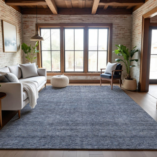 Piper Looms Mayfield Modern AMF1163 Sky Machine Washable Area Rug Lifestyle Image Feature