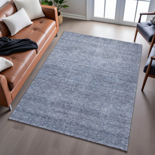 Piper Looms Mayfield Modern AMF1163 Sky Machine Washable Area Rug Lifestyle Image Feature