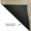 Piper Looms Mayfield Abstract AMF1164 Copper Machine Washable Area Rug Backing Image