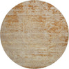Piper Looms Mayfield Abstract AMF1164 Copper Machine Washable Area Rug Round Main Image