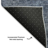 Piper Looms Mayfield Geometric AMF1165 Navy Machine Washable Area Rug Backing Image