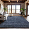 Piper Looms Mayfield Geometric AMF1165 Navy Machine Washable Area Rug Lifestyle Image Feature