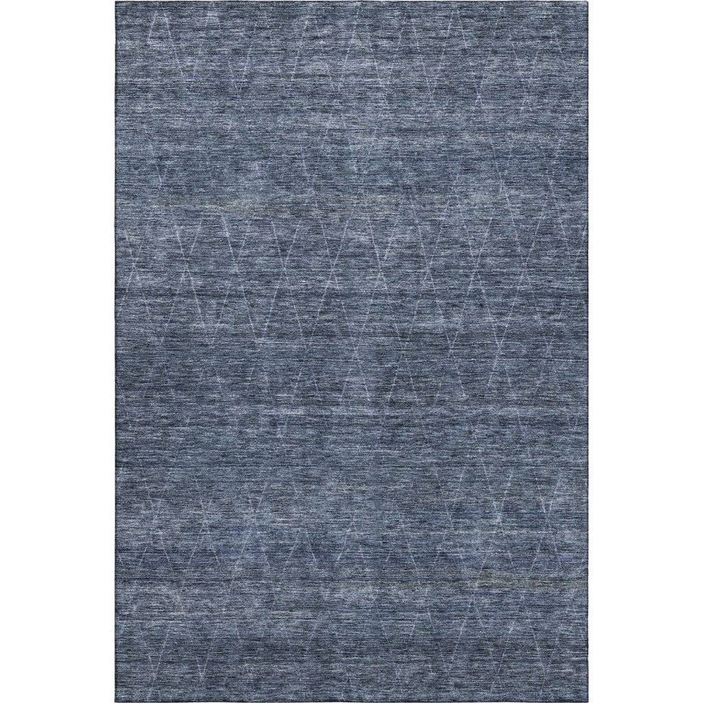 Piper Looms Mayfield Geometric AMF1165 Navy Machine Washable Area Rug main image