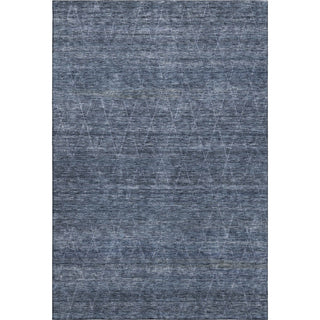 Piper Looms Mayfield Geometric AMF1165 Navy Machine Washable Area Rug main image