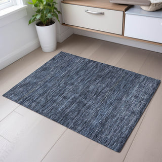 Piper Looms Mayfield Geometric AMF1165 Navy Machine Washable Area Rug Scatter Lifestyle Image Feature