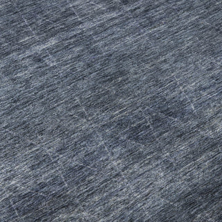 Piper Looms Mayfield Geometric AMF1165 Navy Machine Washable Area Rug Swatch Image