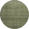 Piper Looms Mayfield Geometric AMF1165 Olive Machine Washable Area Rug Round Main Image