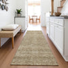 Piper Looms Mayfield Geometric AMF1165 Wheat Machine Washable Area Rug Runner Lifestyle Image Feature