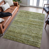 Piper Looms Mayfield Stripes AMF1166 Olive Machine Washable Area Rug Lifestyle Image Feature
