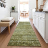 Piper Looms Mayfield Stripes AMF1166 Olive Machine Washable Area Rug Runner Lifestyle Image Feature