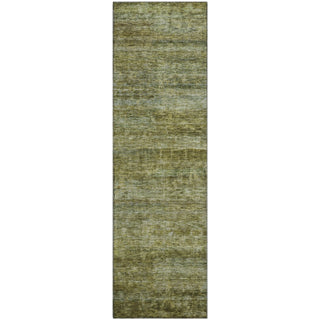 Piper Looms Mayfield Stripes AMF1166 Olive Machine Washable Area Rug Runner Main Image