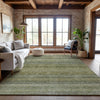 Piper Looms Mayfield Stripes AMF1167 Aloe Machine Washable Area Rug Lifestyle Image Feature