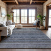 Piper Looms Mayfield Stripes AMF1167 Blue Machine Washable Area Rug Lifestyle Image Feature