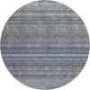 Piper Looms Mayfield Stripes AMF1167 Blue Machine Washable Area Rug Round Main Image