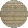 Piper Looms Mayfield Stripes AMF1167 Copper Machine Washable Area Rug Round Main Image