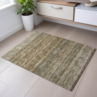 Piper Looms Mayfield Stripes AMF1167 Copper Machine Washable Area Rug Scatter Lifestyle Image Feature