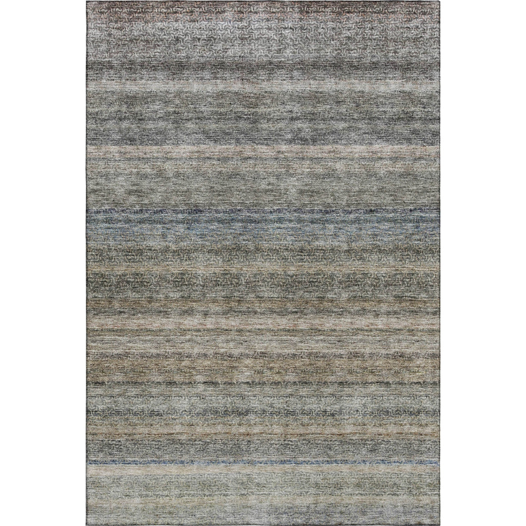 Piper Looms Mayfield Stripes AMF1167 Taupe Machine Washable Area Rug main image