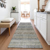 Piper Looms Mayfield Stripes AMF1167 Taupe Machine Washable Area Rug Runner Lifestyle Image Feature