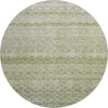 Piper Looms Mayfield Stripes AMF1168 Aloe Machine Washable Area Rug Round Main Image